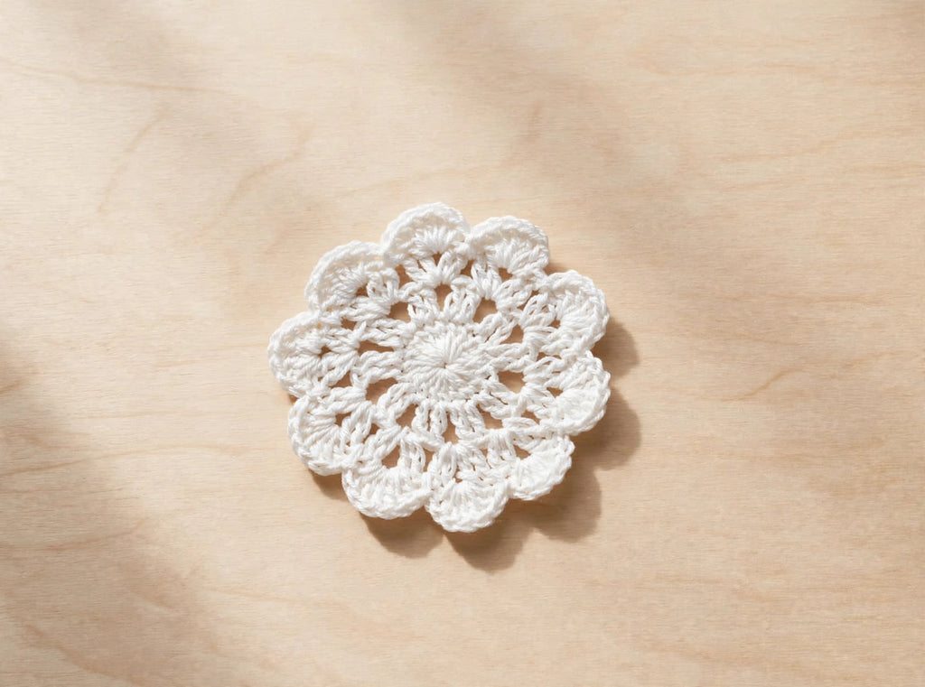 Dessous de verre au crochet