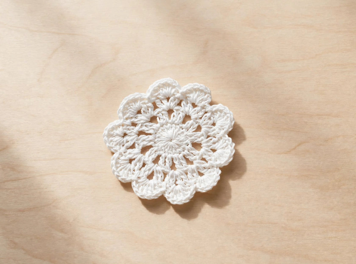Dessous de verre au crochet