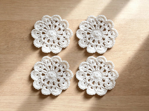 Dessous de verre au crochet